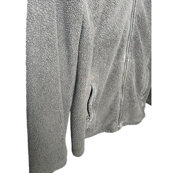 The North Face Womens Black Full Zip Fleece Jacket L Warm Outerwear - Picture 3 of 8